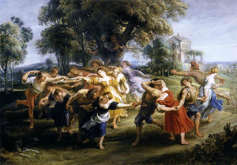 Peter Paul Rubens Dance of Italian Villagers